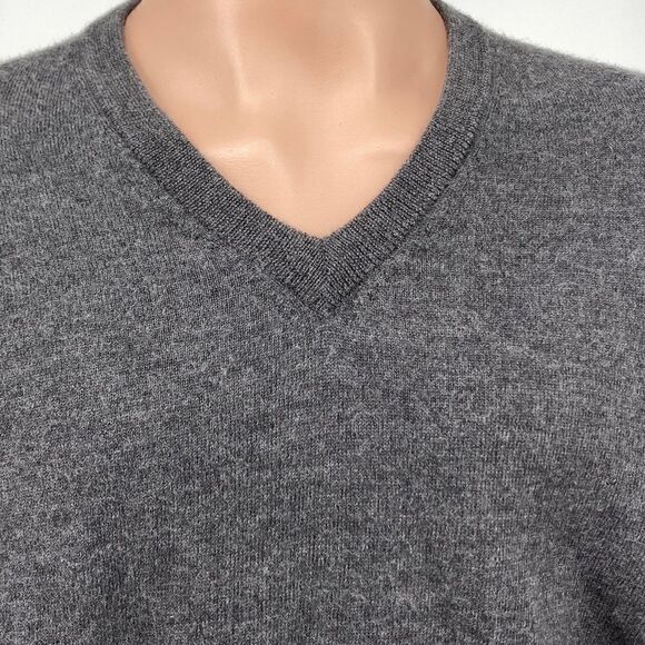 Jos.A.Bank Signature Collection 100% Merino Wool Charcoal Pullover Sz XL - Picture 3 of 7